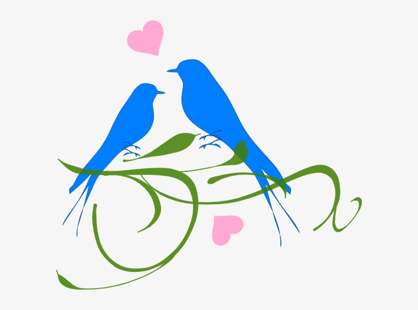 Couple Bird Png - Love Birds Clipart Png, transparent png #2523555