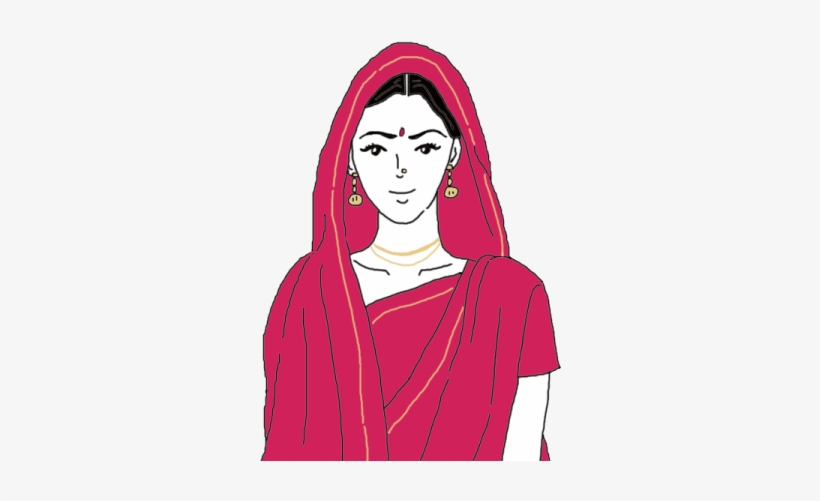 India - Girl, transparent png #2523830