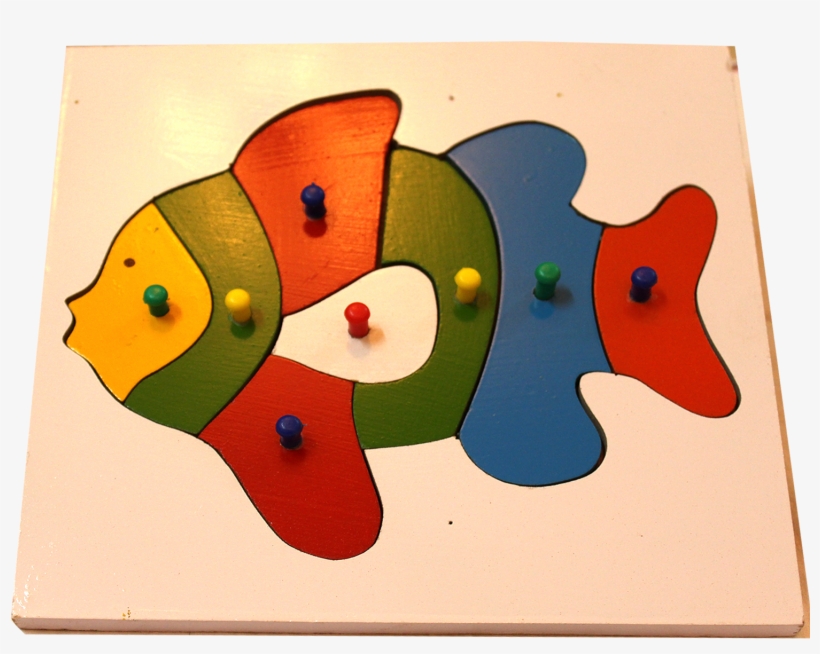 Fish Lock In Puzzle - Cartoon, transparent png #2524094