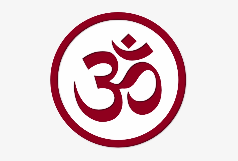 Vedic Cultural Society Hindu Temple - Om Symbol In Circle, transparent png #2524209