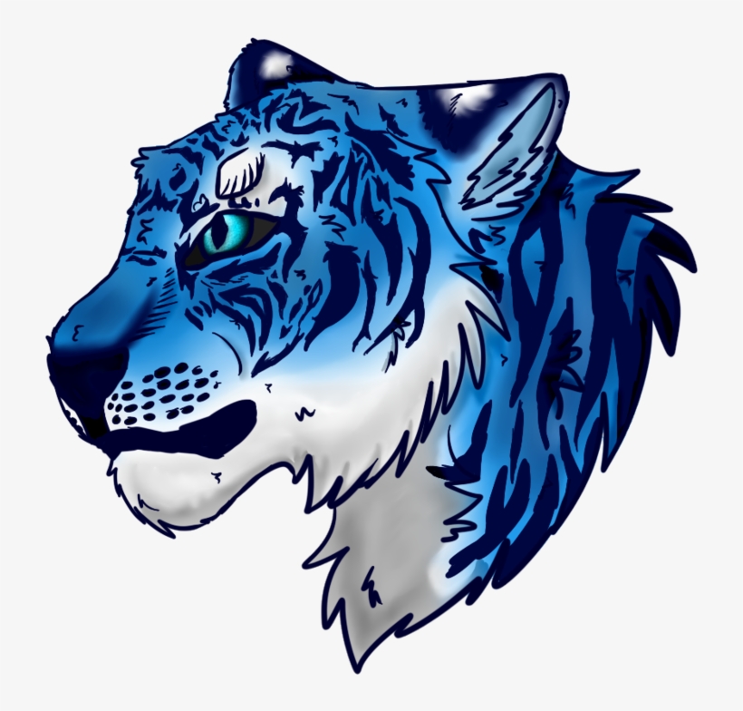 Blue Tiger Png Svg Library Download - Blue Tiger Hd Png, transparent png #2524381