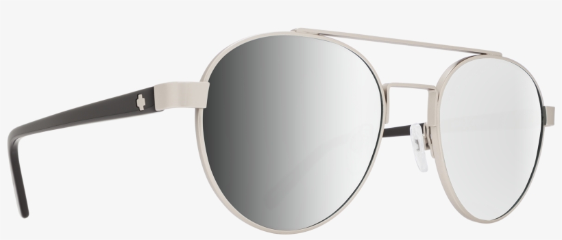 Deco - Spy Deco Sunglasses Soft Matte Silver/black/happy Gray, transparent png #2524547