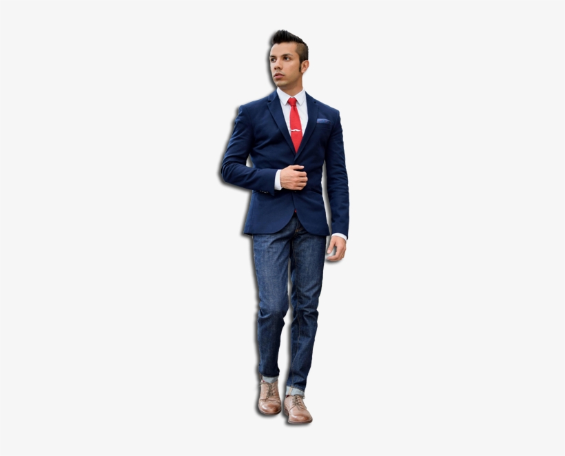 If Your Office Environment Has A More Casual Setting, - Dark Blue Tailored Suit, transparent png #2525270