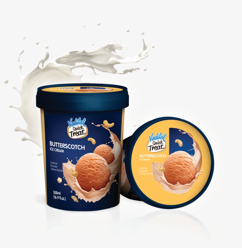 Butterscotch Ice Cream 140gm - Vadilal Ice Cream Flavors, transparent png #2525603