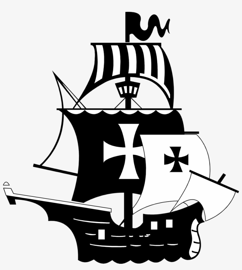 Ship Clipart - Pirate Ship Curtains, transparent png #2525711