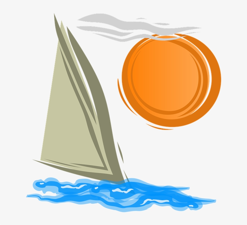 Sailing, Summer, Sea, Yacht, Ocean, Boat, Sail, Ship - Sailing Ship, transparent png #2525746