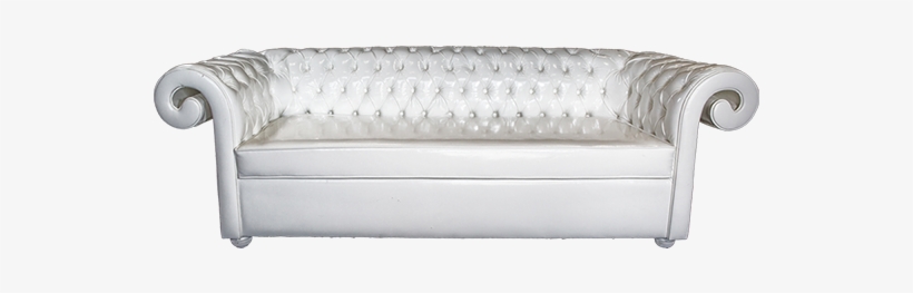 Bling White Sofa - Couch, transparent png #2526123