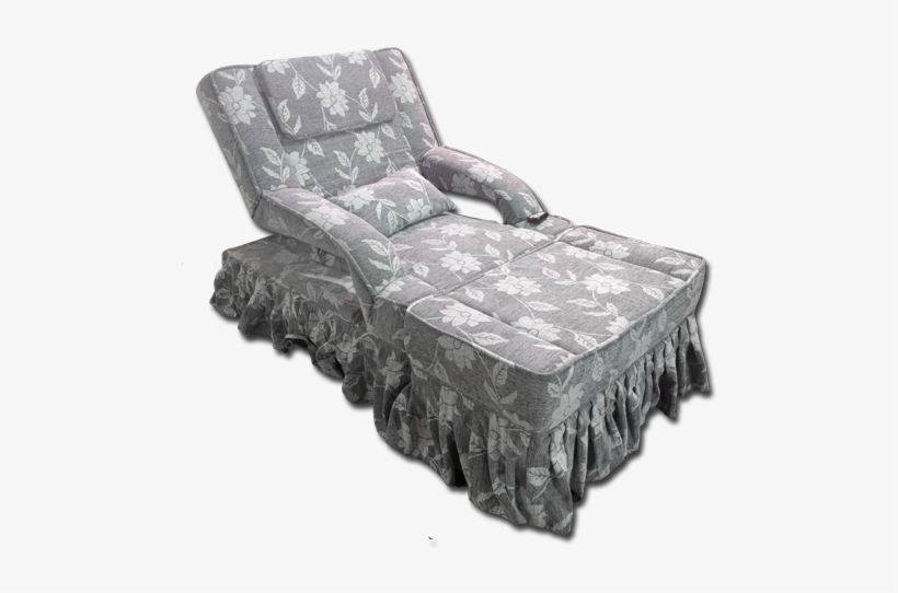 Electric Skirt Draped Fabric Foot Massage Sofa- Flower - Textile, transparent png #2526236