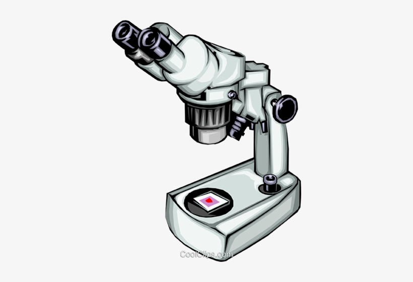 Microscope And Slide Royalty Free Vector Clip Art Illustration - Microscope Slide, transparent png #2526422