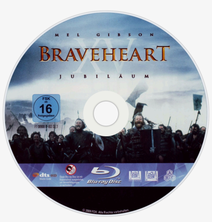 Braveheart 1995 All Bluray Discs, transparent png #2527080