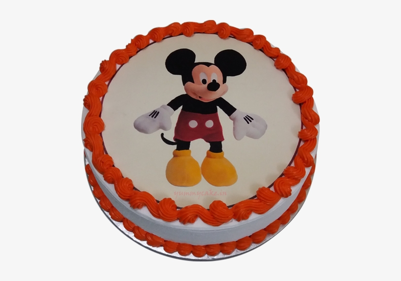 Mickey Mouse Cake For The Kids Birthday - Birthday Cake Mickey Mouse, transparent png #2527343