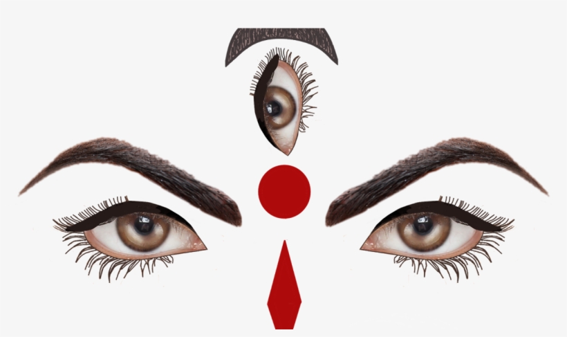 Maa Durga Face Png, transparent png #2527761