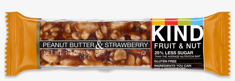 Peanut Butter & Strawberry - Kind Bar Chocolate Peanut Butter Crunch, transparent png #2527792