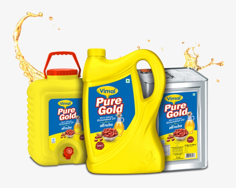 Ideal For Gujarati Cuisine Due To Its Natural Aroma - Peanut Oil, transparent png #2527793