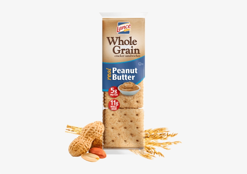 Whole Wheat Crackers And Peanut Butter, transparent png #2528198
