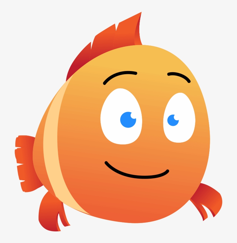 Happy Chubby Fish Character Animator Puppet - Fish Character Png, transparent png #2528368