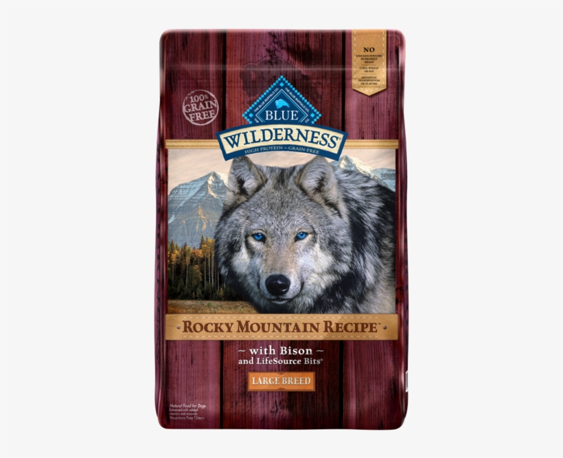 Blue Buffalo Wilderness Rocky Mountain Recipes Grain - Blue Buffalo Red Meat Adult, transparent png #2528826