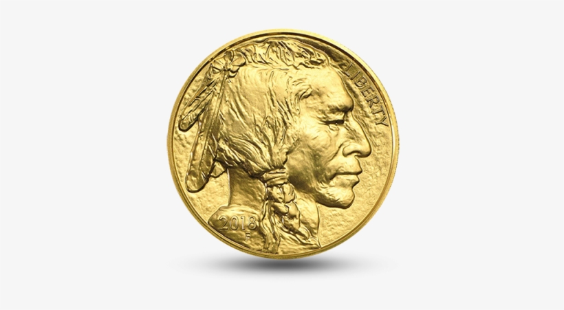2018 $50 Gold American Buffalo Obverse - Gold Coins, transparent png #2529110