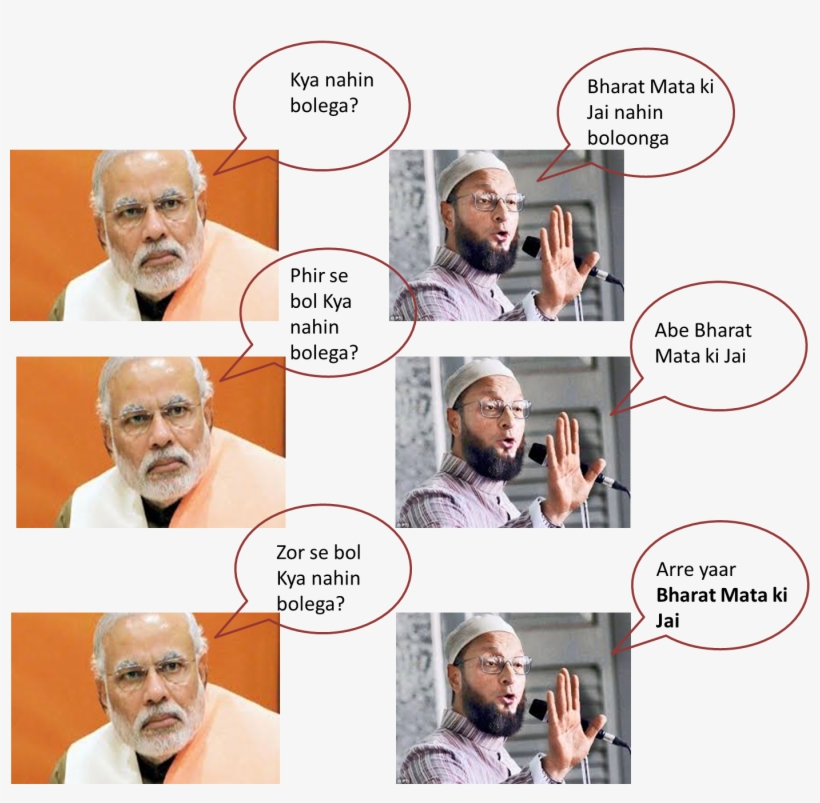 Modi Owaisi Dialogue - Asaduddin Owaisi, transparent png #2529256