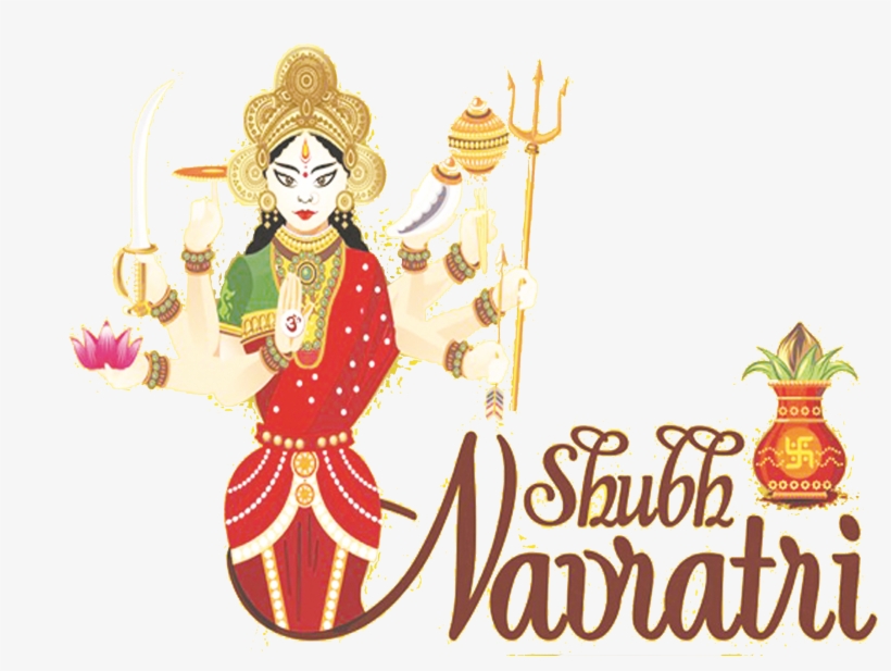Navratri 2018 Png Images - Navaratri, transparent png #2529262