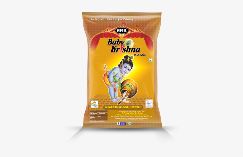 Amk Baby Krishna Idly Rice - Kangayam Krishna Brand Rice, transparent png #2529493