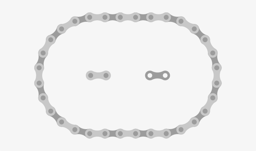 Bike Chain Links Clipart Png, transparent png #2530643