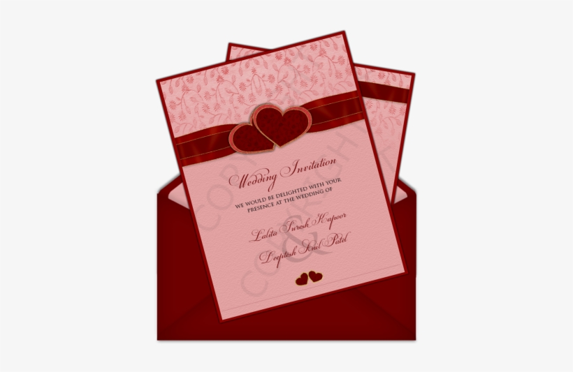 Letter Style Email Indian Wedding Invitation Design - Simple Indian Wedding Invitation Card, transparent png #2530715