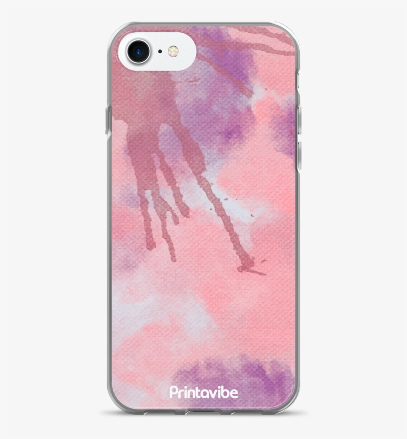 Pink Watercolour Iphone Case - Mobile Phone, transparent png #2530788