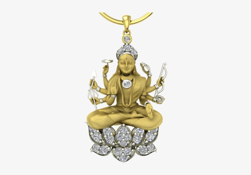 Veera Lakshmi Goddess Diamond Jewelry - Goddess, transparent png #2531080