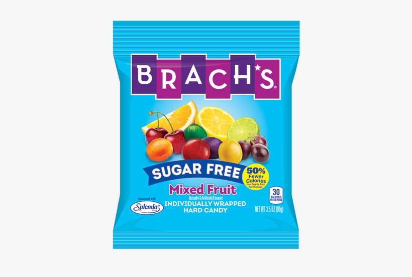 Brach's Sugar Free Mixed Fruit Hard Candy - Brach's Sugar Free Hard Candy, transparent png #2531486