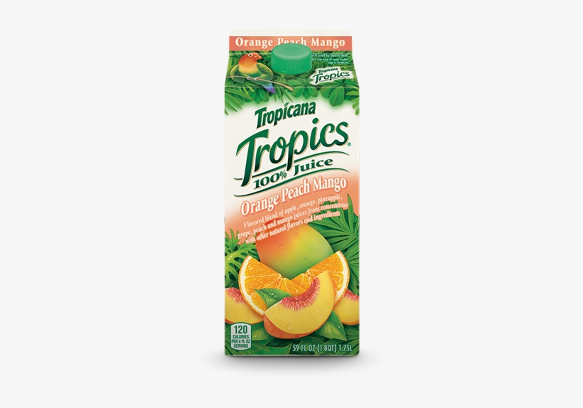 Tropics 100% Orange Pineapple Juice 59 Oz Carton, transparent png #2531557