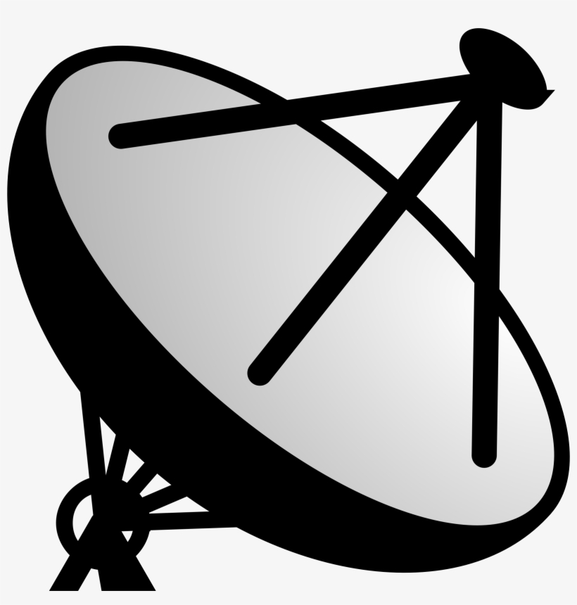 Clipart - Dish Antenna Clip Art, transparent png #2531985