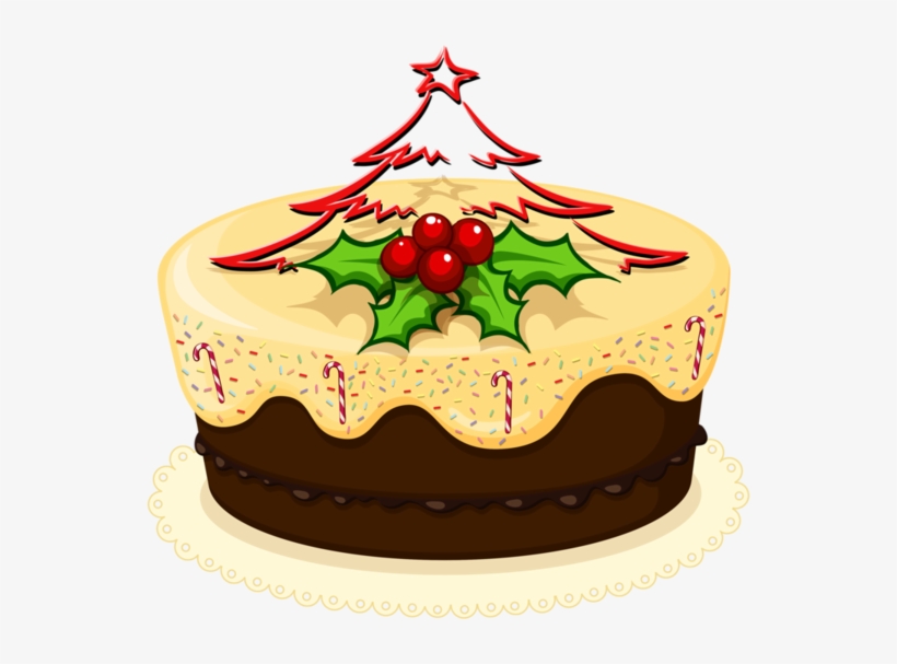 Pin By Marina - Christmas Cake Clipart, transparent png #2532585