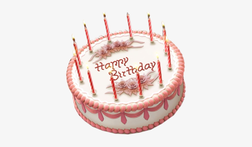 Happy Birthday Cake - Transparent Background Birthday Cake Png, transparent png #2532655