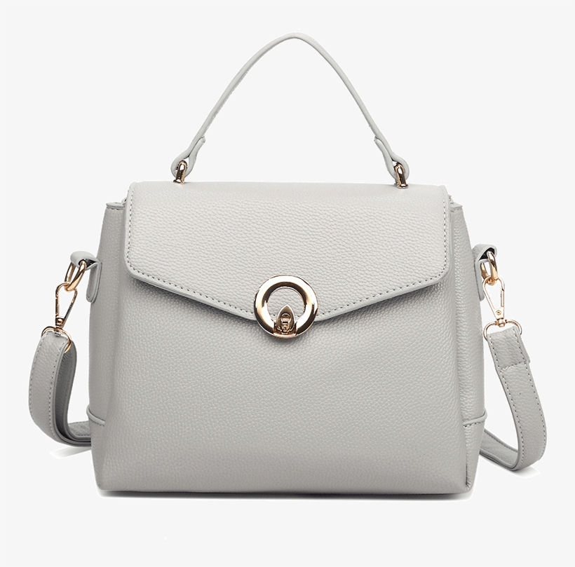 The New Female Bag Lock Small Bread Joker Inclined - Bag, transparent png #2533536