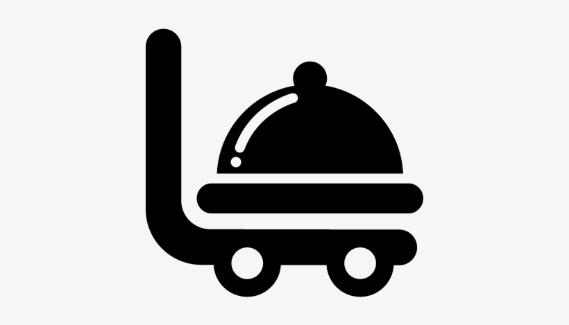 Hotel Food Cart Vector - Food Cart Icon, transparent png #2533677
