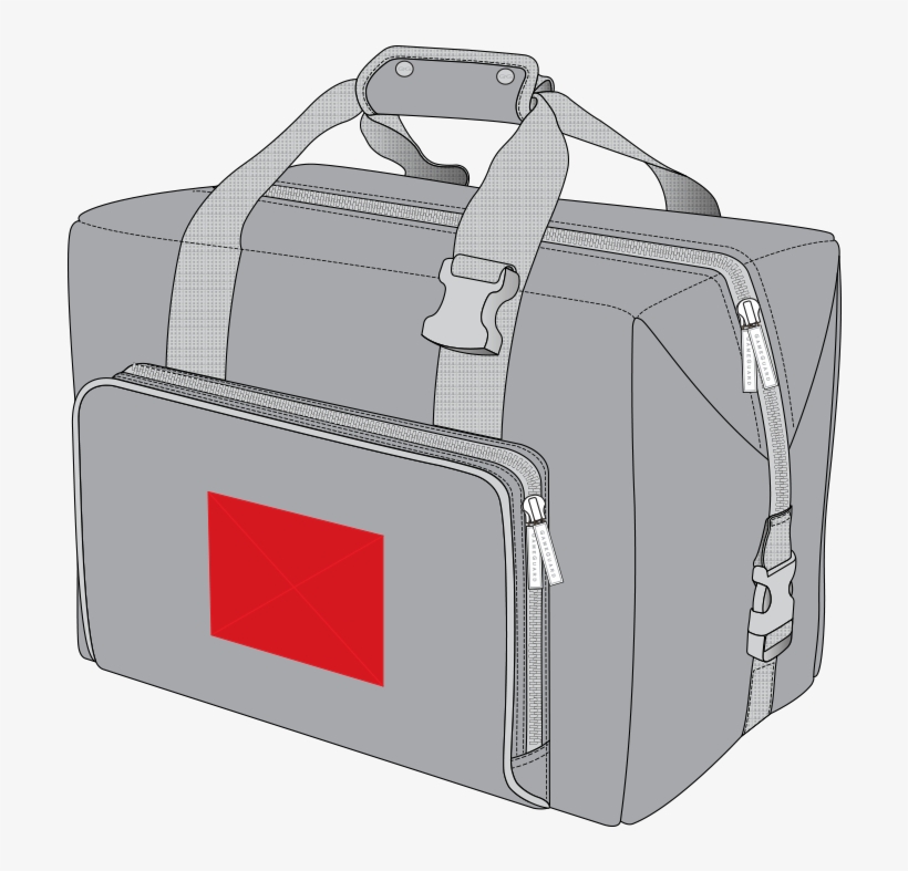 Cooler Bag Monogramming Front Pocket Position V=1513924741 - Cooler, transparent png #2533877