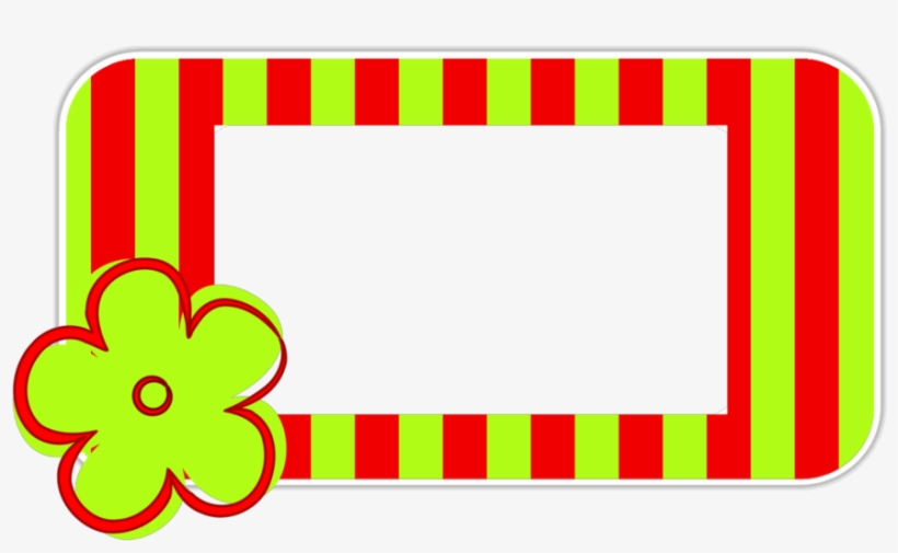 Red Flower Border Line Design Png - Clip Art, transparent png #2533972