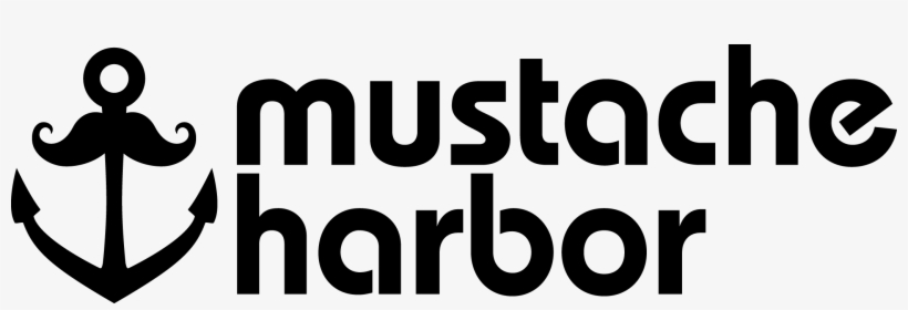 Mustache Harbor Logo 2017 Black Png - Club Fox, transparent png #2533978