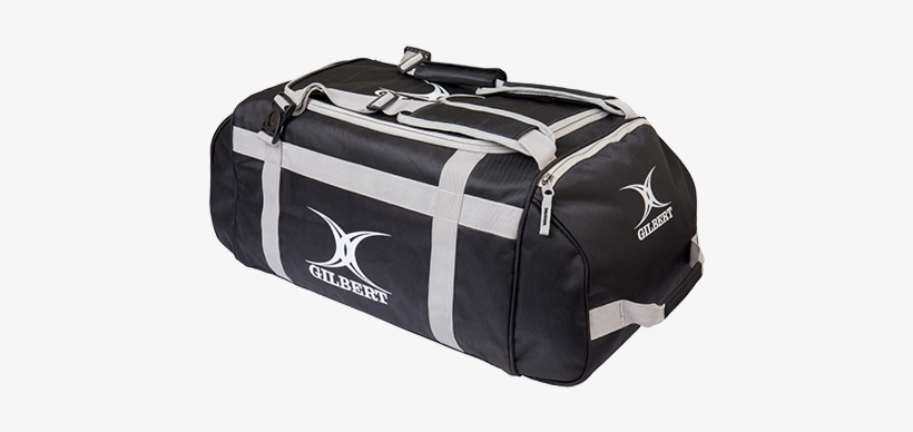 Gilbert Rugby Deluxe Holdall Black Top End - Gilbert Rugby, transparent png #2534062