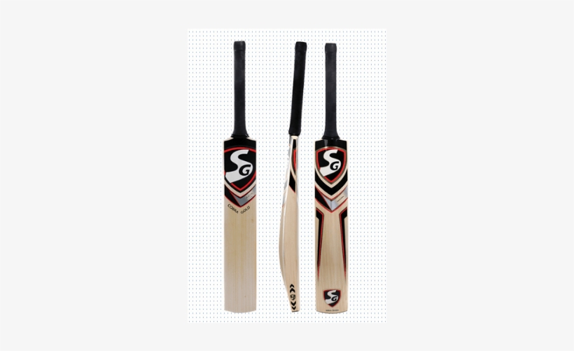 Sg Cobra Gold Cricket Bat Kashmir Willow,sanspareils - Sg King Cobra Cricket Bat, transparent png #2534745