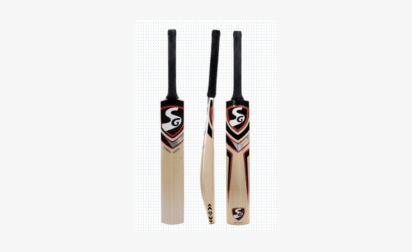 Sg Cobra Gold Cricket Bat Kashmir Willow,sanspareils - Sg King Cobra Cricket Bat, transparent png #2534745