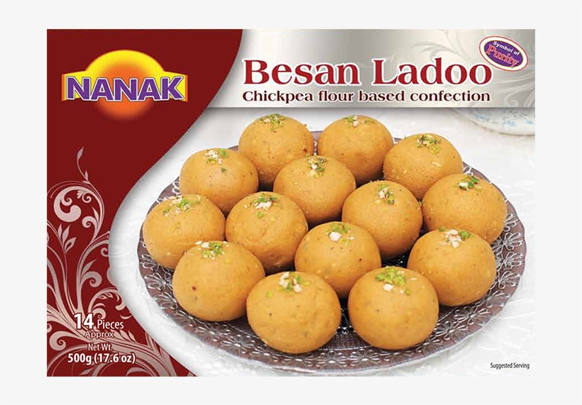 Nanak Besan Ladoo 500 G - Gram Flour, transparent png #2534747