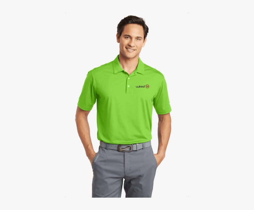 Nike Golf Dri Fit Vertical Mesh Polo 637167, transparent png #2535219