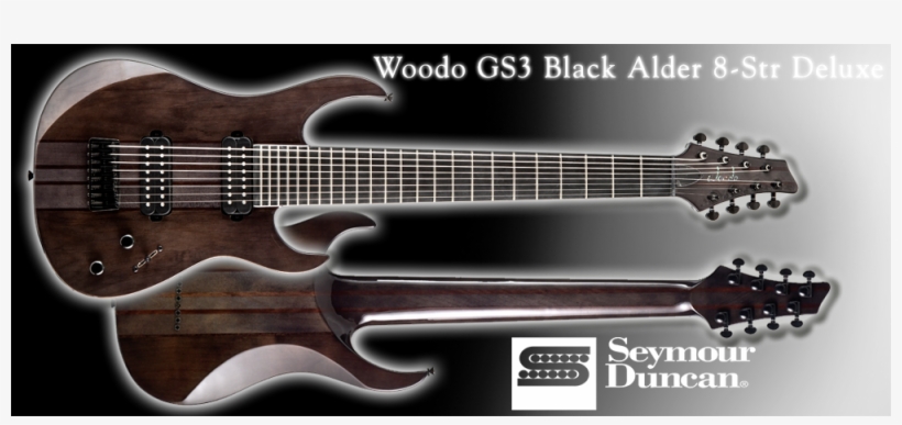 Woodo Gs3 8 Str Deluxe - Woodo Guitar, transparent png #2535631
