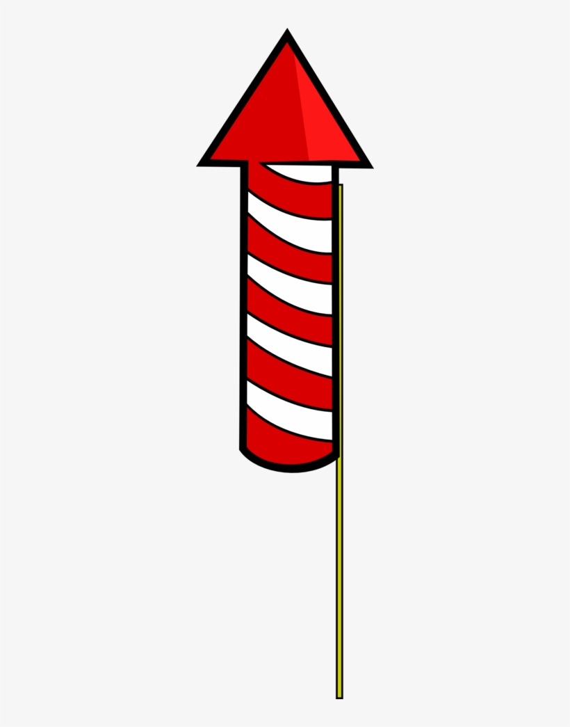 Fireworks Clipart Rocket - Bottle Rocket Clip Art - Free Transparent