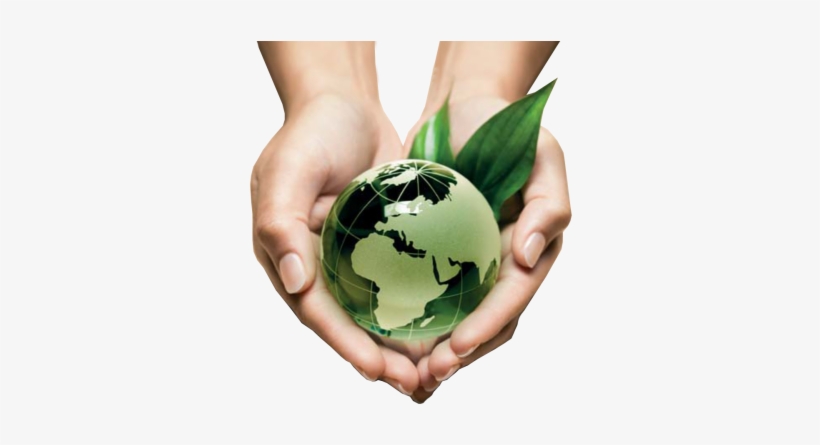 Globe In The Palm Of Hands Suggesting Environmental - Green Planet In Hands Png, transparent png #2535745