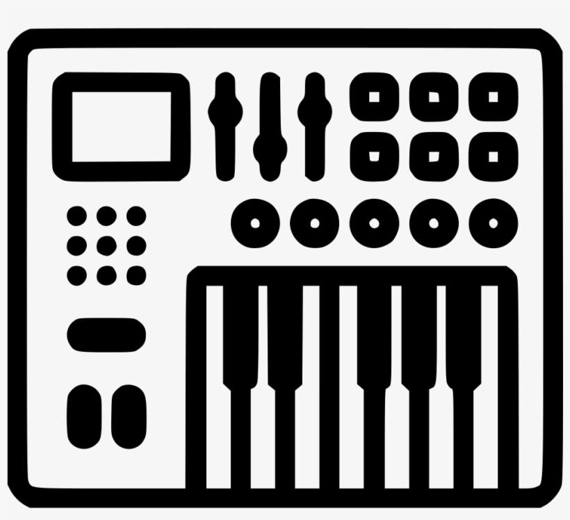 Midi Keyboard Comments - Midi Keyboard Clipart, transparent png #2535853