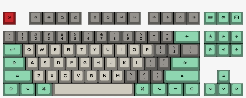 Wasd Keyboards Seaside Mac - Cherry Multimedia Keyboard Usb White/silver, transparent png #2535948