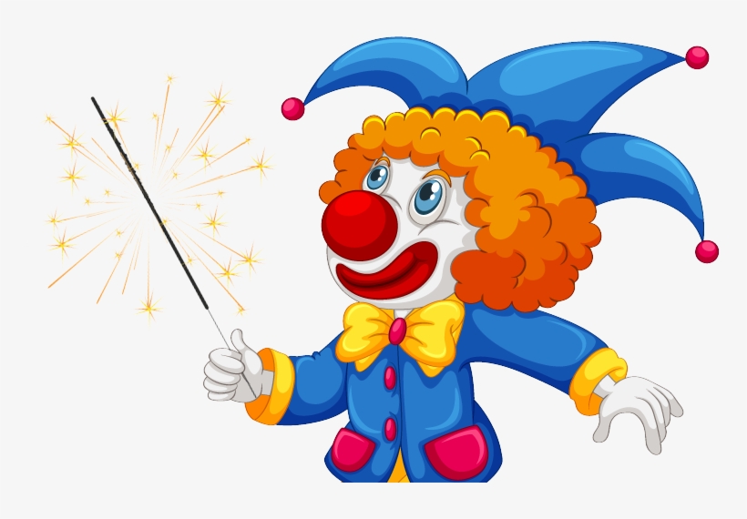 Clown Riding A Unicycle, transparent png #2536096
